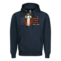 Navy bebe jesus christ Zipper Hoodie - Jasminsmagicworld