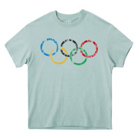 Arona OLYMPIC RINGS Heavy Core Tee - artisFamous
