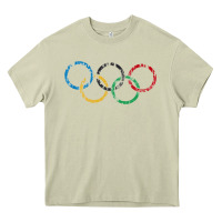 Mossy OLYMPIC RINGS Heavy Core Tee - artisFamous