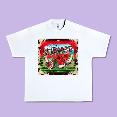 Summer Vibes Urban Heavy Tee Designed By Cowhidedigitalart