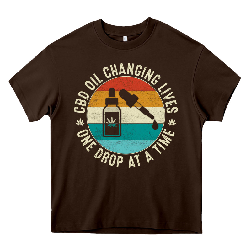 Cbd Oil Changing Lives Heavy Core Tee by artisFamous | Teevron