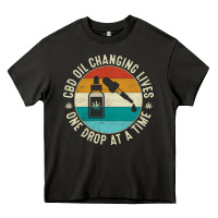 Asphalt CBD Oil Changing Lives Heavy Core Tee - artisFamous