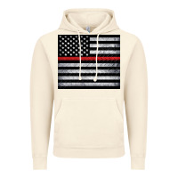 Vintage Artic thin red line American flag metal floor Vintage Hoodie - Artiststas