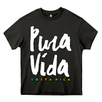 Asphalt costa rica pura vida Heavy Core Tee - artisFamous