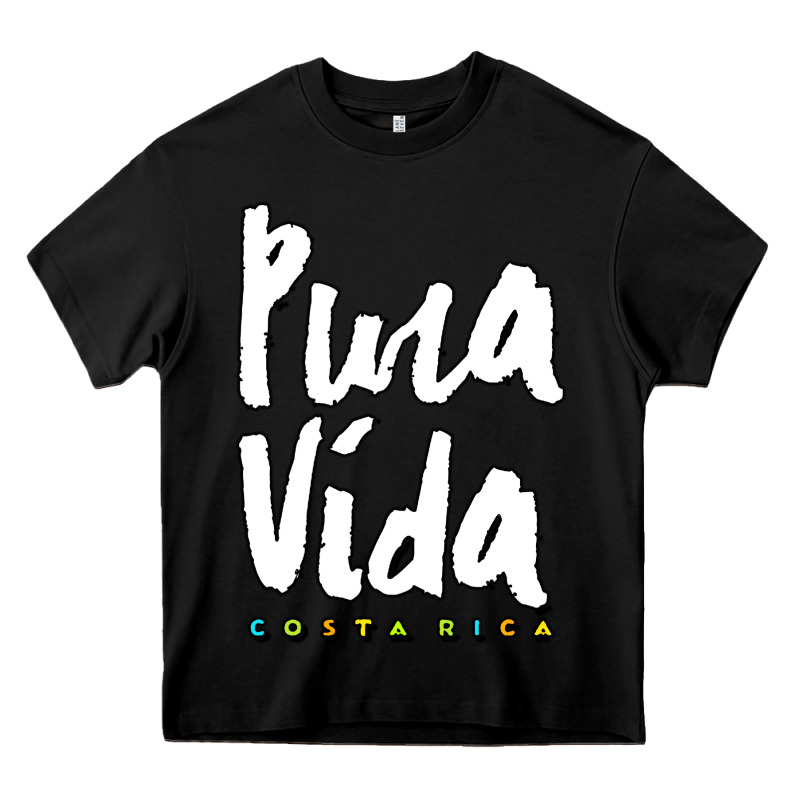 Costa Rica Pura Vida Heavy Core Tee by artisFamous | Teevron