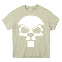 Mossy crazy beaver skull Heavy Core Tee - artisFamous