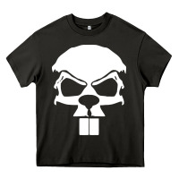 Asphalt crazy beaver skull Heavy Core Tee - artisFamous