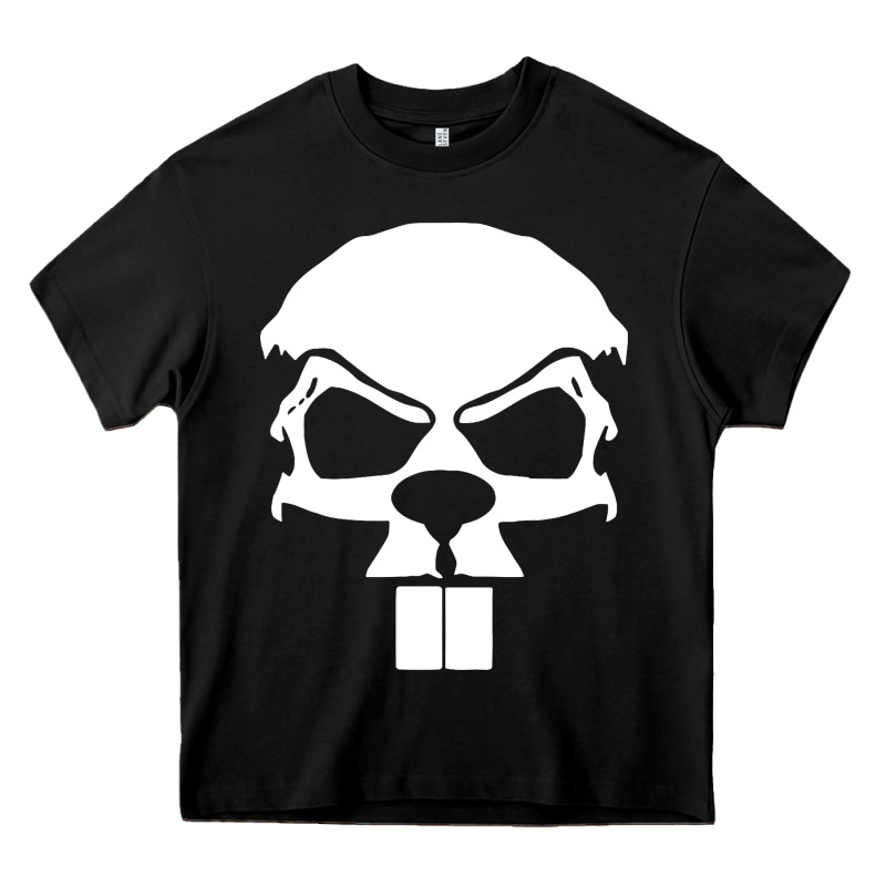 Crazy Beaver Skull Heavy Core Tee by artisFamous | Teevron