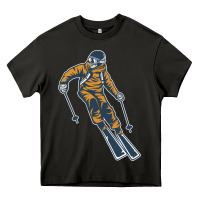 Born To Ski Heavy Core Tee | Teevron