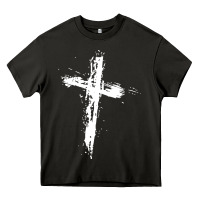 Asphalt cross Heavy Core Tee - artisFamous