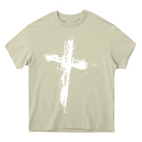 Mossy cross Heavy Core Tee - artisFamous