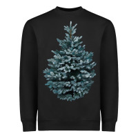Black Colorado Blue Spruce Heavyweight Sweatshirt - RanaPortraitStore