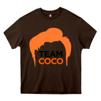 Chocolate Brown Team Coco Heavy Core Tee - artisFamous