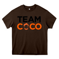 Chocolate Brown Team Coco Heavy Core Tee - artisFamous