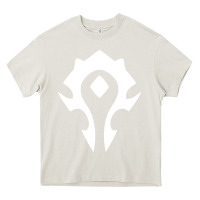 Cream horde symbol Heavy Core Tee - artisFamous