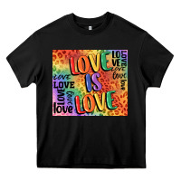 Black Pride love is love Heavy Core Tee - FaDigitalArtStudio