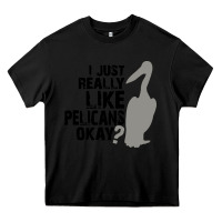 Black i just really like pelicans okay Heavy Core Tee - artisFamous
