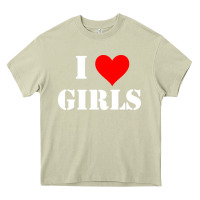 Mossy i love girls Heavy Core Tee - artisFamous