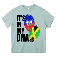 Arona jamaican and haitian mix flag dna heritage Heavy Core Tee - artisFamous