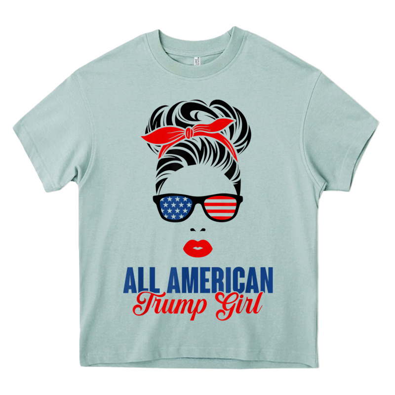 All American Trump Girl Heavy Core Tee by artisFamous | Teevron