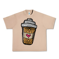 Burro leopard glitter coffee cup Urban Heavy Tee - Jasminsmagicworld