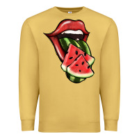 Antique Gold Watermelon Tongue Premium Sweatshirt - Jasminsmagicworld