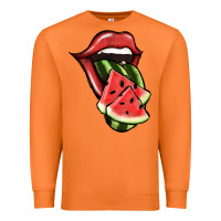 Carrot Watermelon Tongue Premium Sweatshirt - Jasminsmagicworld
