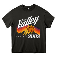 Asphalt the valley oop phoenix basketball retro sunset basketball t shirt Heavy Core Tee - artisFamous
