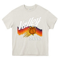 Cream the valley oop phoenix basketball retro sunset basketball t shirt Heavy Core Tee - artisFamous