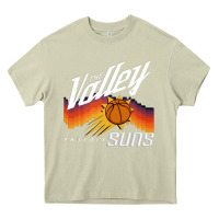 Mossy the valley oop phoenix basketball retro sunset basketball t shirt Heavy Core Tee - artisFamous