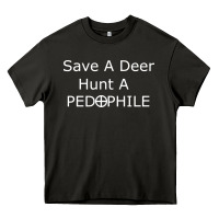 Asphalt save a deer   hunt a pedophil Heavy Core Tee - artisFamous