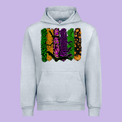 Halloween Brushstroke Urban Hoodie Designed By Ranaportraitstore