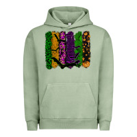 Pigment Oil Green halloween brushstroke Urban Hoodie - RanaPortraitStore