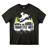 Asphalt snowmobile throttle Heavy Core Tee - artisFamous