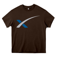 Chocolate Brown space X Heavy Core Tee - artisFamous