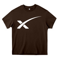Chocolate Brown space X Heavy Core Tee - artisFamous
