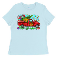 Baby Blue jesus take the wheel Ladies Tee - CowhideDigitalArt