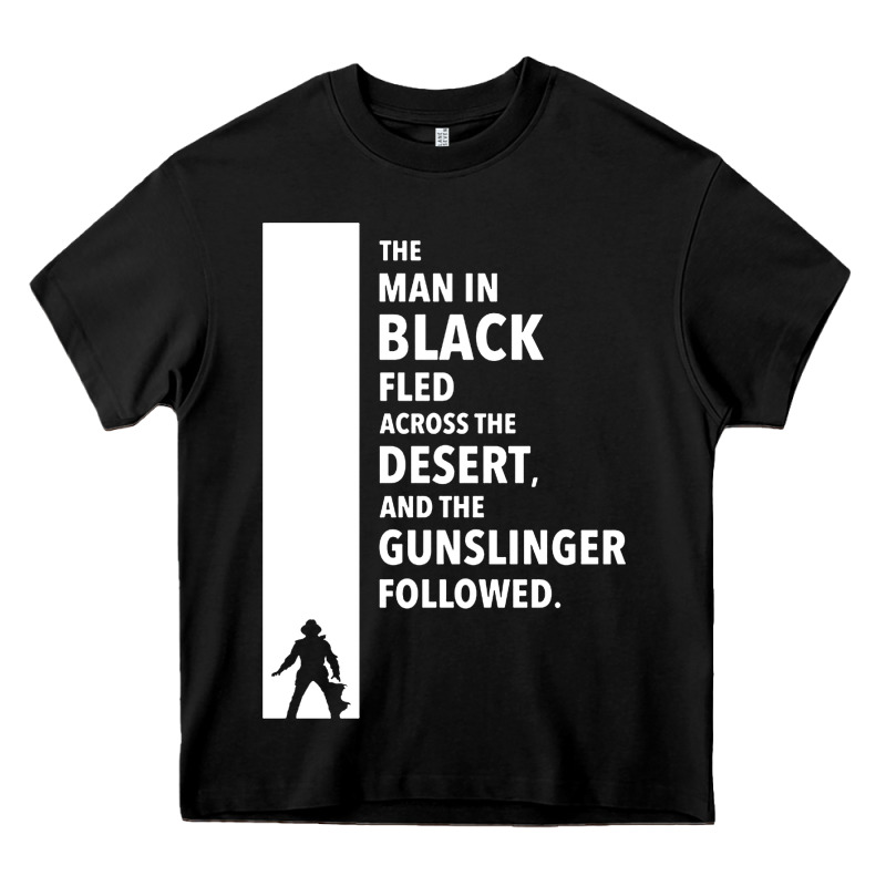 The Man In Black Fled Across The Desert Heavy Core Tee by artisFamous | Teevron