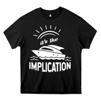 Black the implication   its always sunny in philadelphia Heavy Core Tee - artisFamous
