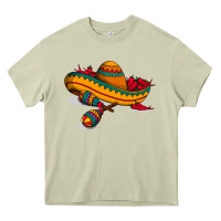 Mossy maracas sombrero mexican Heavy Core Tee - artisFamous