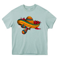 Arona maracas sombrero mexican Heavy Core Tee - artisFamous