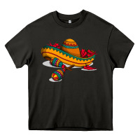 Asphalt maracas sombrero mexican Heavy Core Tee - artisFamous