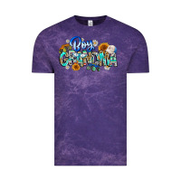 Cloud Purple boy grandma Vintage Tee - CowhideDigitalArt