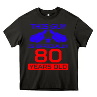 Asphalt this guy is 80 years funny 80th birthday Heavy Core Tee - artisFamous