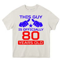 Cream this guy is 80 years funny 80th birthday Heavy Core Tee - artisFamous