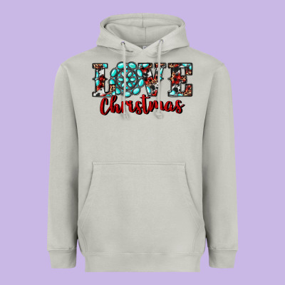 Christmas Gemstone Love Heavyweight Hoodie Designed By Ranaportraitstore