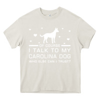 Cream carolina dog Heavy Core Tee - artisFamous