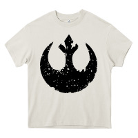 Distressed Rebel Alliance Symbol Heavy Core Tee | Teevron