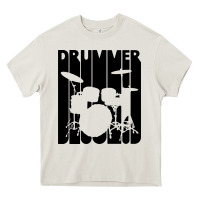 Cream vintage retro drummer Heavy Core Tee - artisFamous