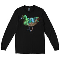 Black Cayuga Duck Long Sleeve Tee - LillyAllenDesigns